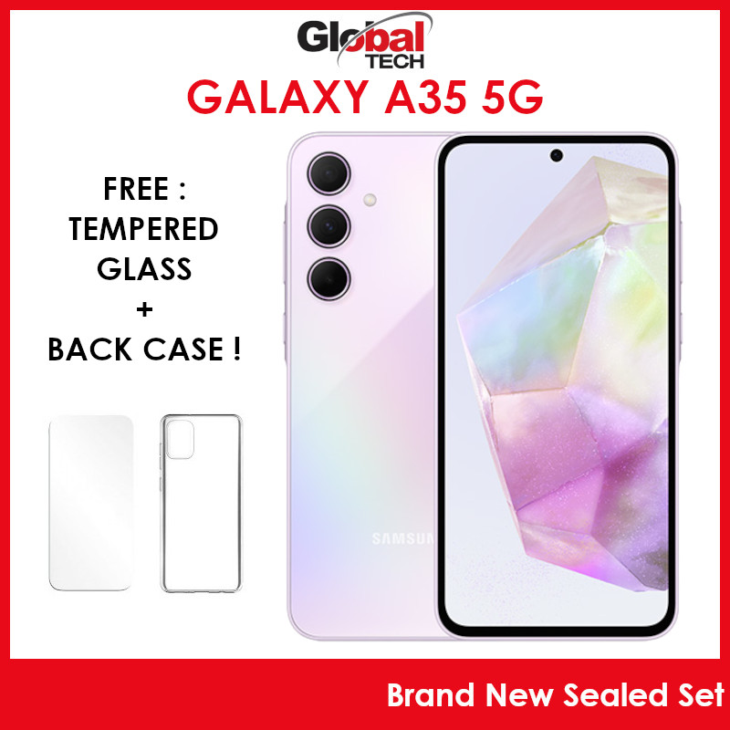 Samsung Galaxy A35 5G 256GB Rom + 8GB Ram  (FREE : TEMPERED GLASS + BACK CASE)