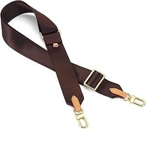 Multi Pochette Accessories Replacement Adjustable Crossbody Bag Wide Kvass Shoulder Strap Suitable for Shoulder Bag Multi-Function Shoulder Strap (Brown)