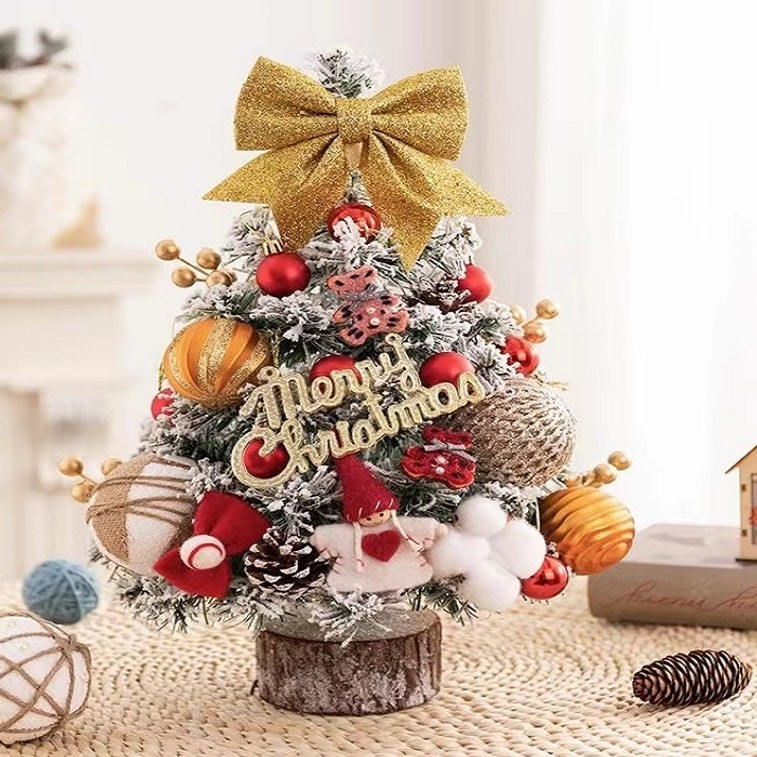 Christmas Tree 45CM Handmade Creative Decoration-Orange Justice 1Pc